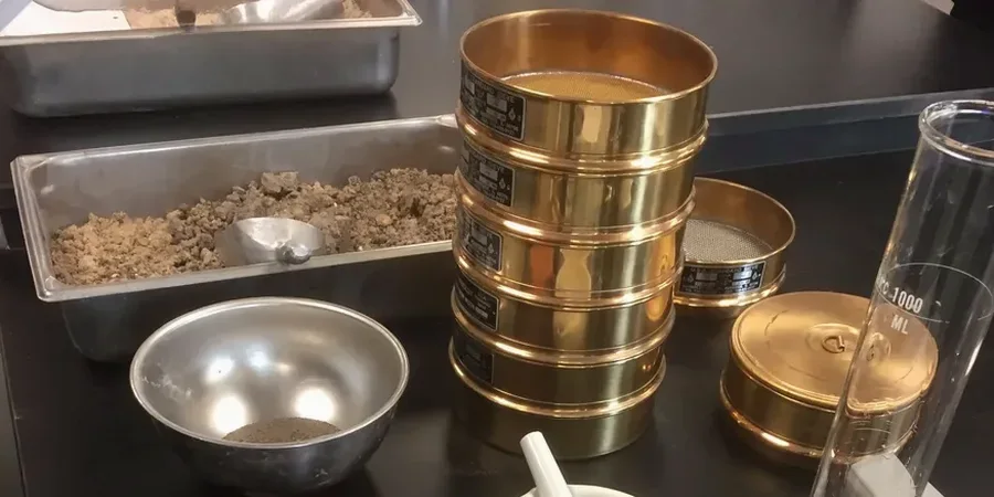 Grain Size Analysis (Sieve + Hydrometer) in Warrington — Lab Testing to BS 5930